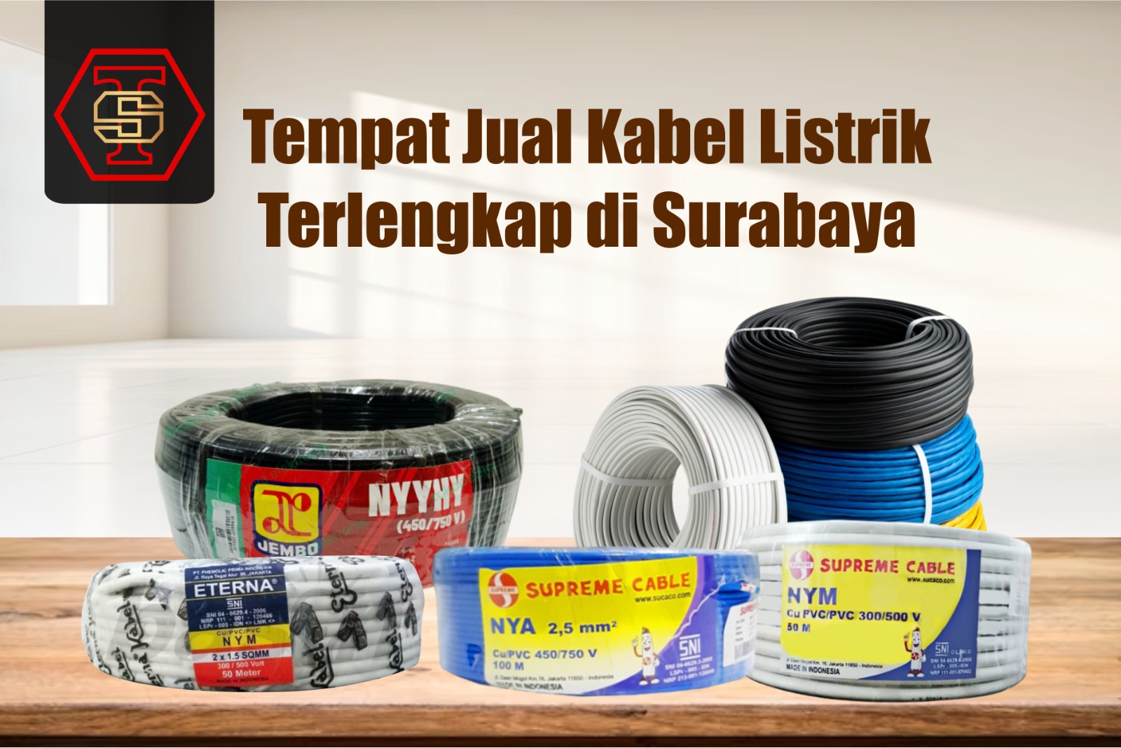 Tempat Jual Kabel Listrik Terlengkap di Surabaya