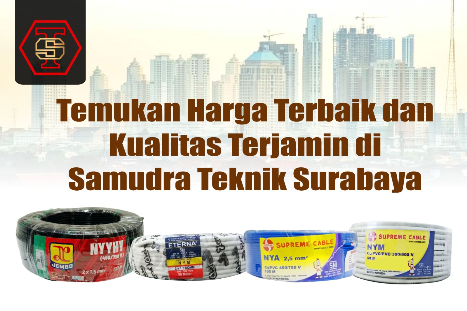 Jual Kabel di Jawa Timur: Temukan Harga Terbaik dan Kualitas Terjamin di Samudra Teknik