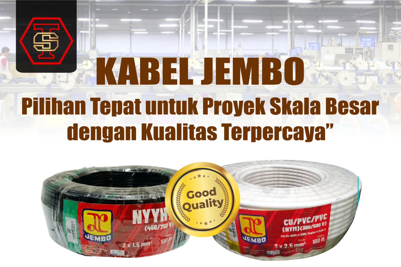 Kabel Jembo dari Samudra Teknik: Solusi Andal untuk Proyek Besar Anda