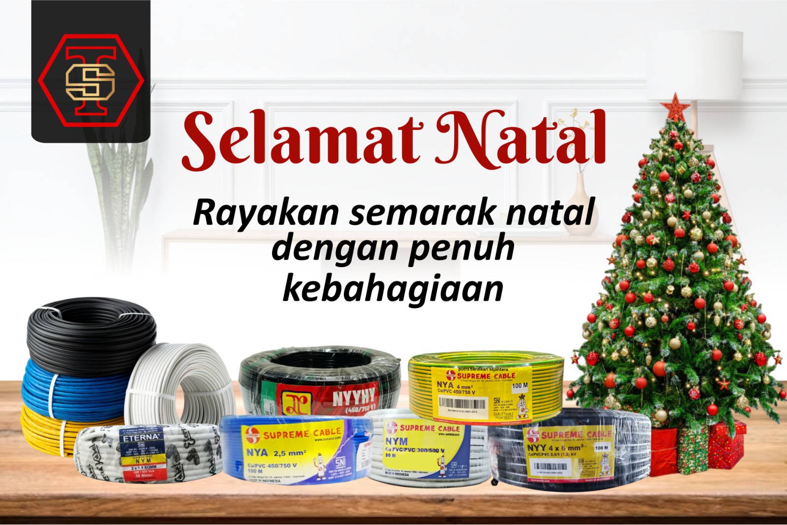 Selamat Natal & Tahun Baru 2025 dari Samudra Teknik Surabaya