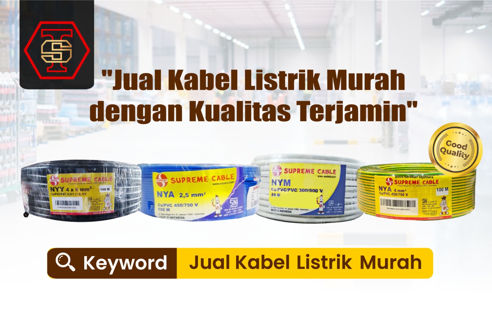 Jual Kabel Listrik Murah dengan Kualitas Terjamin di Surabaya