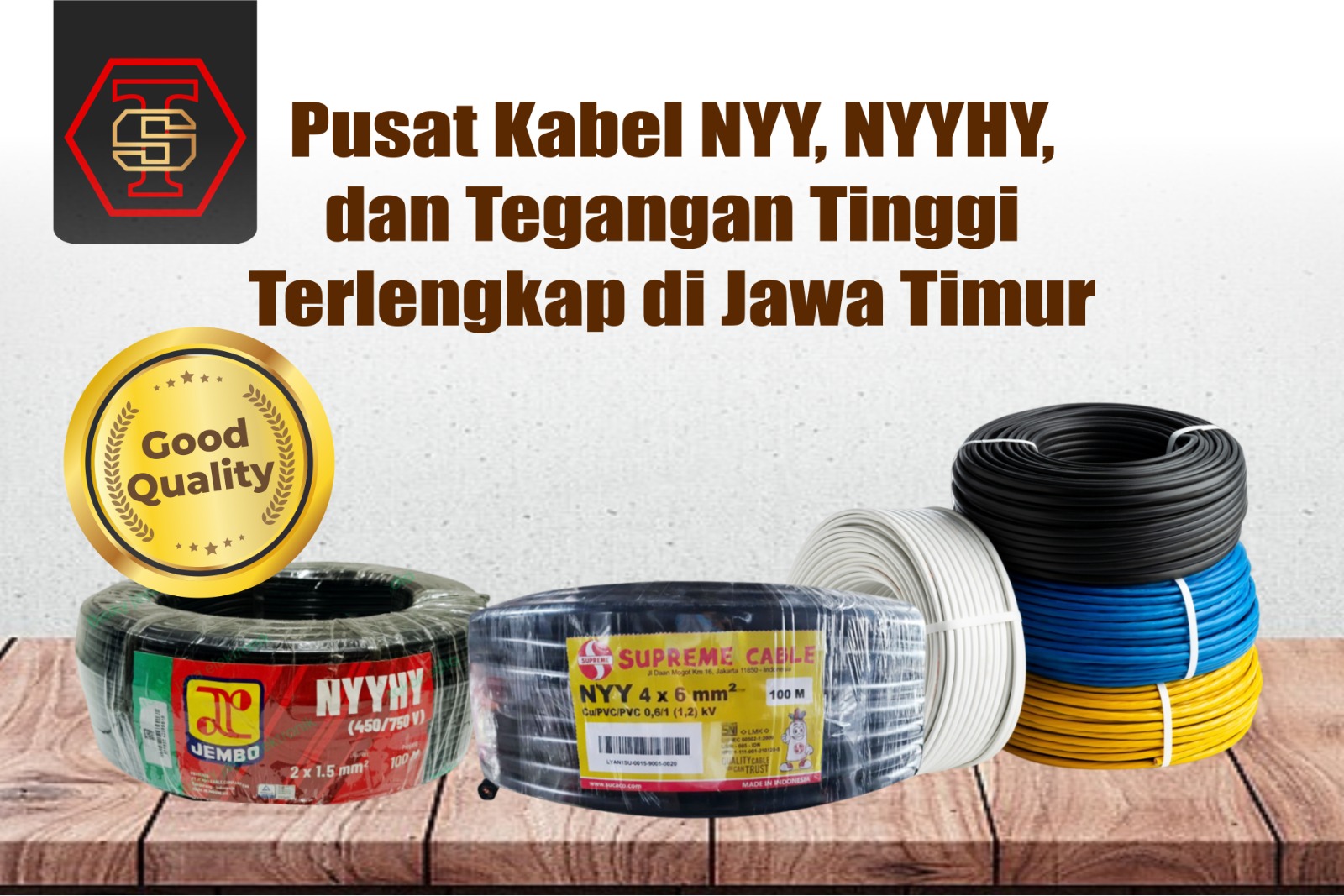 Pusat Kabel NYY, NYYHY, dan Tegangan Tinggi Terlengkap di Jawa Timur
